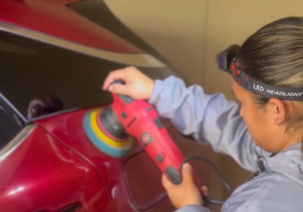 Paint polish and correction — mobile detailing Oahu